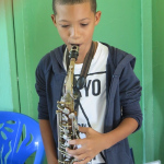 Saxofonist in Los Frailes